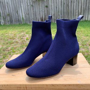 Everlane ReKnit The Glove Boot Navy Size 6